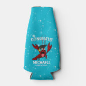 卒業式ザリガニ煮沸ロブスター魚介類パーティー ボトルクーラー (正面)