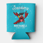 卒業式ザリガニ煮沸ロブスター魚介類パーティー 缶クーラー (正面)