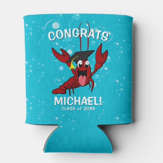 卒業式ザリガニ煮沸ロブスター魚介類パーティー 缶クーラー (裏面)