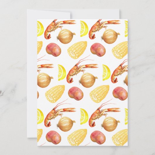 卒業式ザリガニ煮沸招待状 招待状 (裏面)