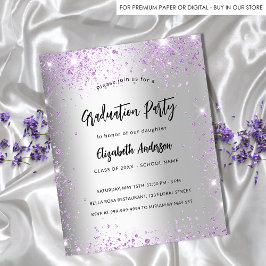 卒業式シルバーバイオレットパープルバジェット チラシ