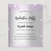 卒業式シルバーバイオレットパープルバジェット チラシ (正面)