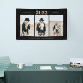 卒業式シンプル3写真 横断幕 (トレードショー)