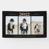 卒業式シンプル3写真 横断幕 (横)