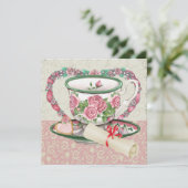 卒業式スイートコーヒー/紅茶パーティー- SRF 招待状 (スタンド正面)