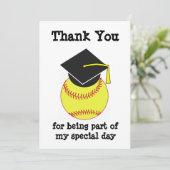 卒業式ソフトボール サンキューカード (スタンド正面)