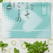 卒業式ダンス、ギフト、ハンナ キッチンタオル (折り畳み)