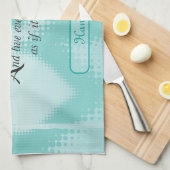 卒業式ダンス、ギフト、ハンナ キッチンタオル (四つ折り)