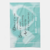 卒業式ダンス、ギフト、ハンナ キッチンタオル (縦)