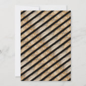 卒業式ディナー・ブラック卒業 招待状 (裏面)