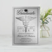 卒業式ドクターカドゥーセスシルバーグラードキャップ 案内状 (スタンド正面)