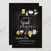 卒業式ドードレス招待状 招待状 (正面/裏面)