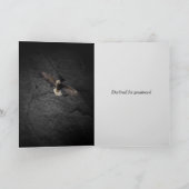 卒業式ハゲの旗 カード (内部)