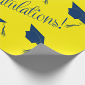 卒業式ハットラッピング紙 ラッピングペーパー (角)