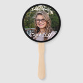 卒業式ハンドファン、写真優秀卒業生 ハンドファン (裏面)