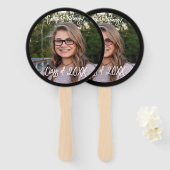 卒業式ハンドファン、写真優秀卒業生 ハンドファン (正面&裏面)