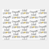 卒業式ハンドレタおめでとう卒業 ラッピングペーパーシート (正面)