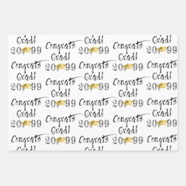 卒業式ハンドレタおめでとう卒業 ラッピングペーパーシート