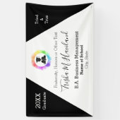 卒業式バナー水彩ルックHAMbyWG 横断幕 (縦)