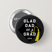 卒業式パパ記念メメント 缶バッジ (正面&裏面)