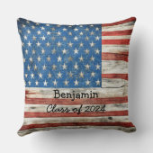 卒業式パーソナライズされたギフト枕 クッション (裏面)