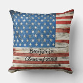 卒業式パーソナライズされたギフト枕 クッション (正面)