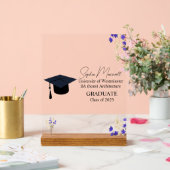 卒業式パーソナライズされたギフト、卒業式プラーク、G アクリルサイン (ウェディング)