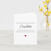 卒業式パーソナライズされたグリーティングカード カード (黄色い花)