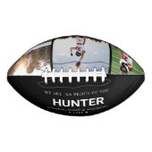 卒業式パーソナライズされたシニアフォトサッカー アメリカンフットボール (正面)