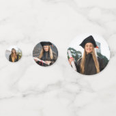 卒業式パーソナライズされたパーティの加飾を卒業 コンフェッティ (裏面)