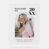 卒業式パーソナライズされたパーティーアクリル標識 アクリルサイン (正面)