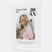 卒業式パーソナライズされたパーティーアクリル標識 アクリルサイン (傾斜)