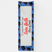 卒業式パーソナライズされたパーティードコーバナー 横断幕 (縦)