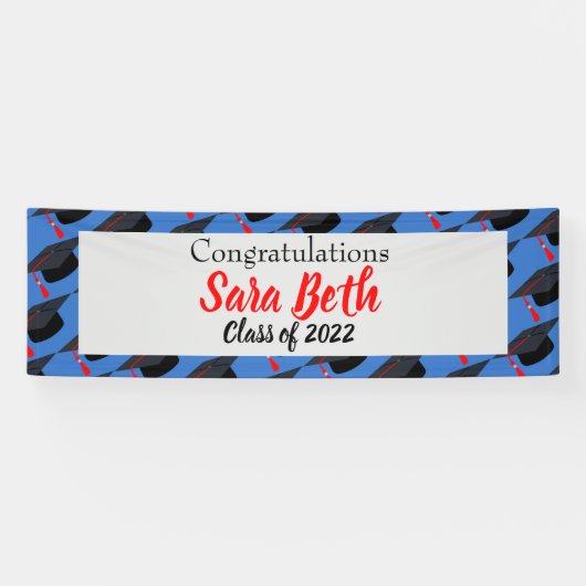 卒業式パーソナライズされたパーティードコーバナー 横断幕 (横)