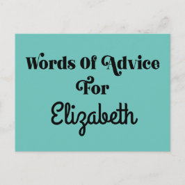 卒業式パーティアドバイスカード ポストカード