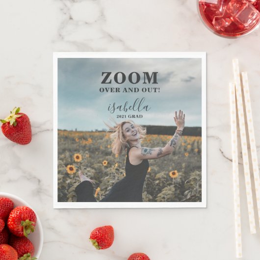 卒業式パーティフォトペーパーナプキン スタンダードランチョンナプキン (インサイチュ)