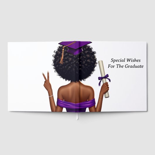 卒業式パーティーのゲスト最高のブック – 卒業の希望 ゲストブック (全面)