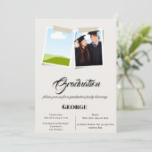 卒業式パーティーの招待 招待状 (スタンド正面)