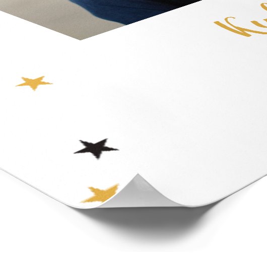 卒業式パーティーの月次のおもしろい ポスター (角)