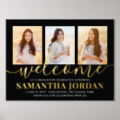 卒業式パーティーへようこそ3 Photo Blackと実在 箔ポスター (正面)