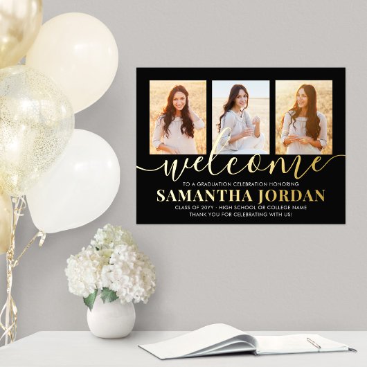卒業式パーティーへようこそ3 Photo Blackと実在 箔ポスター
