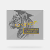 卒業式パーティーアクリル標識 アクリルサイン (正面)