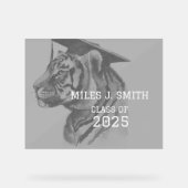 卒業式パーティーアクリル標識 アクリルサイン (正面)