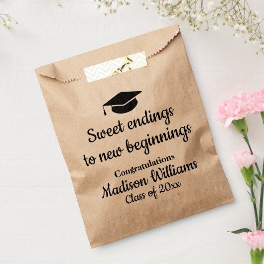 卒業式パーティースイートエンディングバッグ優先バッグ フェイバーバッグ (封をした状態)