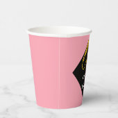卒業式パーティーピンク 紙コップ (右)