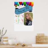 卒業式パーティーポスターゲストの署名記念 ポスター (キッチン)