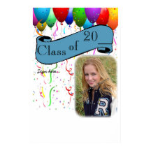 卒業式パーティーポスターゲストの署名記念