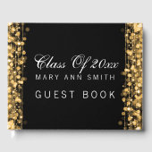 卒業式パーティーライトと輝きの「クラス」(Class Of) ゲストブック (正面)