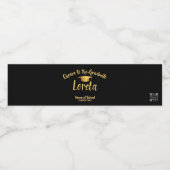 卒業式パーティー用水瓶ラベル ペットボトルラベル (シングルラベル)