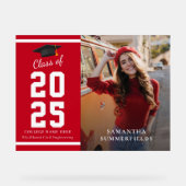 卒業式パーティー2025フォトグラード アクリルサイン (正面)